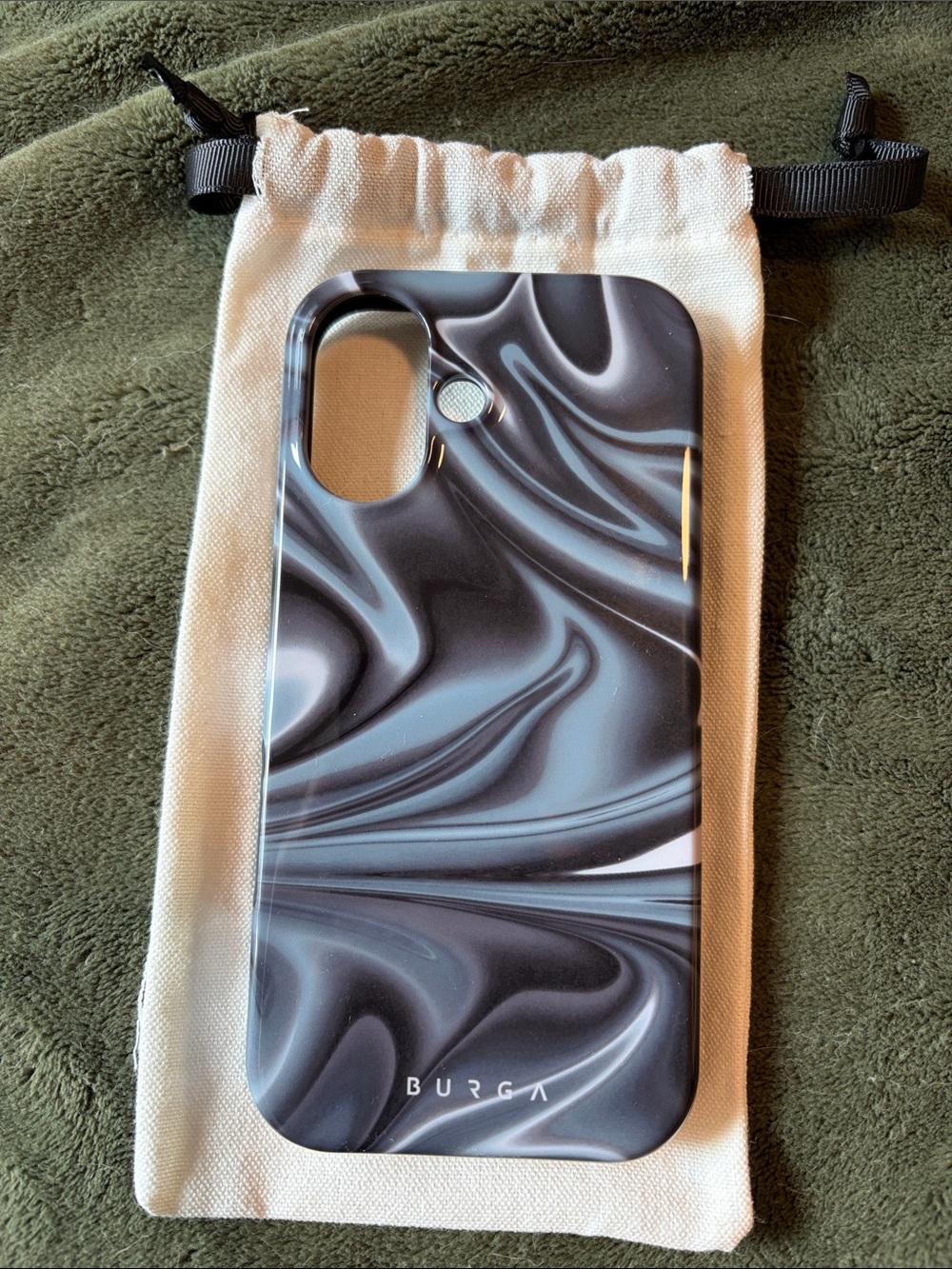 iPhone 17 Burga Marble Phone Case -